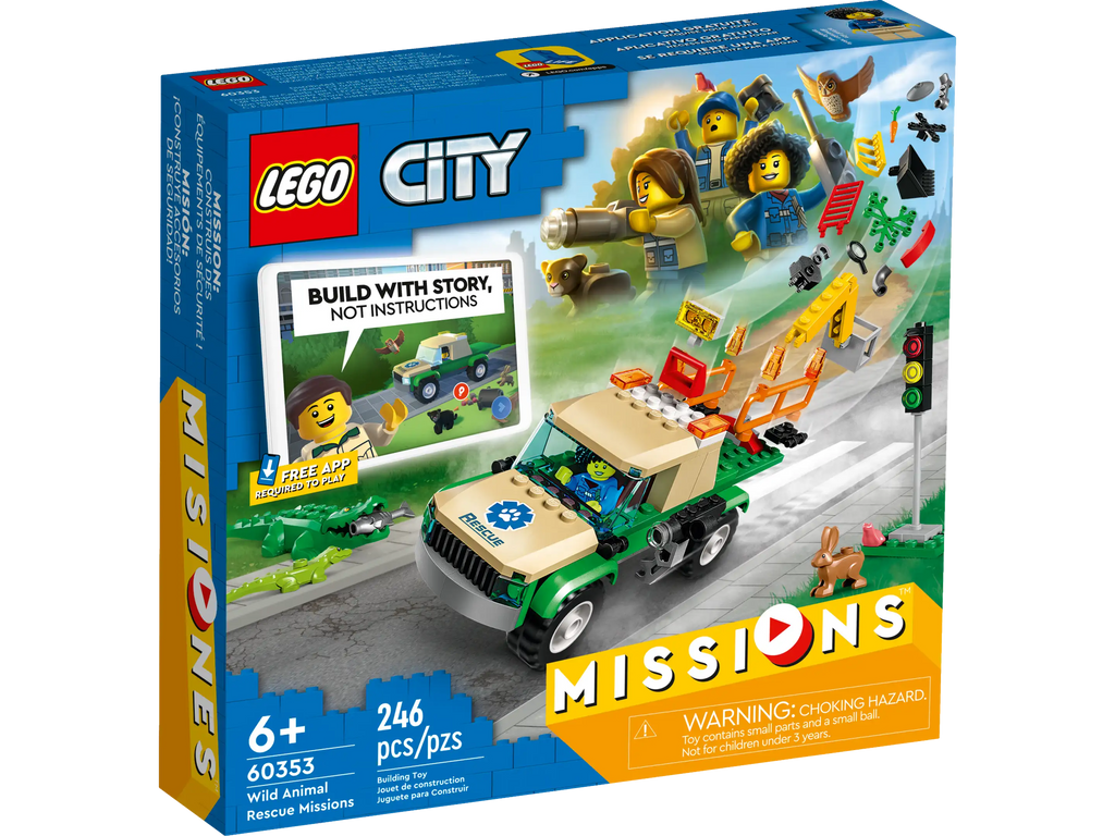 LEGO City 60353 Wild Animal Rescue Missions