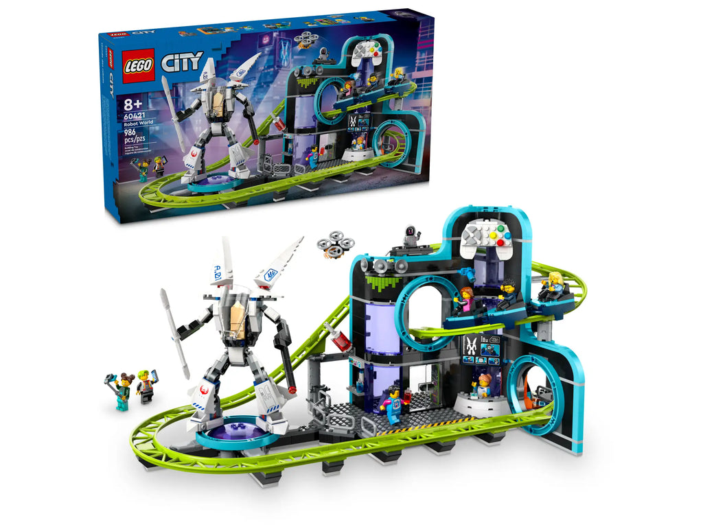 LEGO City 60421 Robot World Roller-Coaster Park