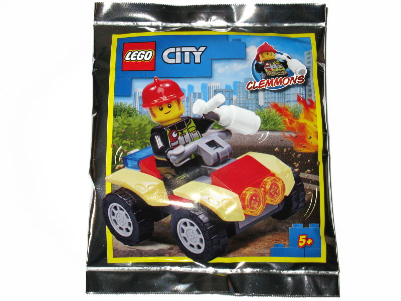 LEGO City 952009 Fireman Clemmons Foil Pack *European Exclusive*