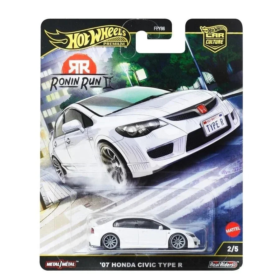 HWJBK53 Hot Wheels Premium Ronin Run II '07 Honda Civic Type R